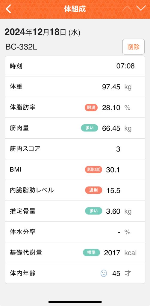 2024年12月18日体組成